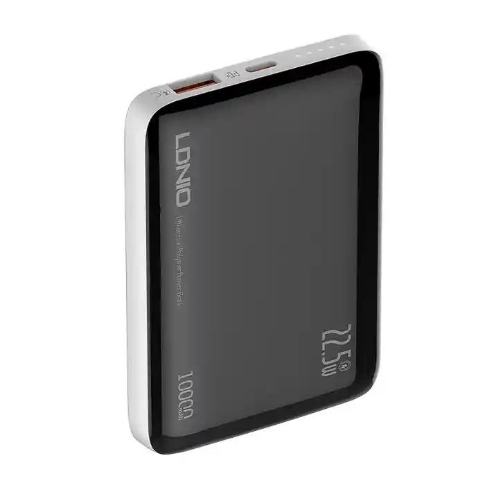 LDNIO PQ25 10000mAh 22.5W Power Bank External Battery Power Supply with 1 Input & 2 Outputs Support PD QC SCP Fast Charging for iPhone 15 14 13 for Huawei Pura 70 Ultra for Xiaomi Civi 4 Pro
